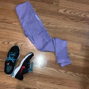 Lilac Gymshark Energy Seamless Leggings